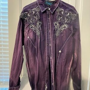 Roar men’s long sleeve button down